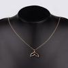 Mermaid Necklace Alloy Jewelry Versatile Dolphin Tail Pendant Niche Light Luxury Women's Necklace