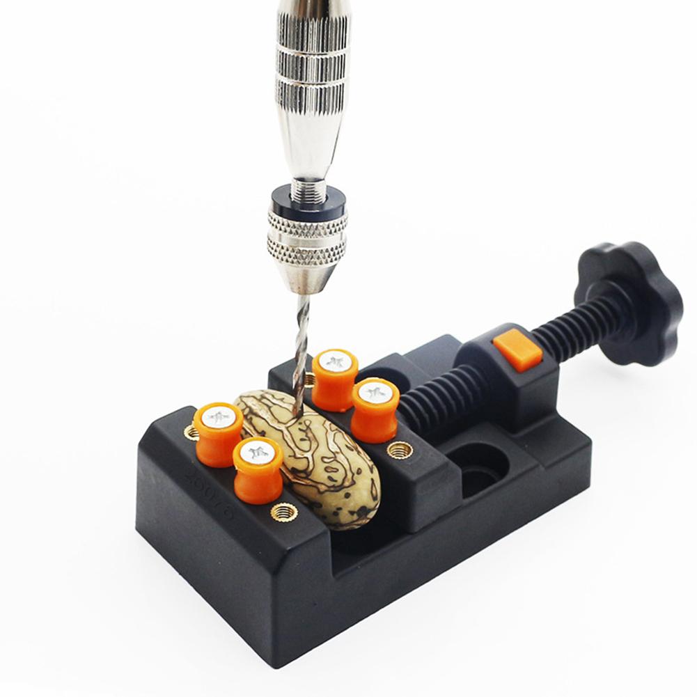 Table Plier Sculpture Craft Carving Tool Universal Jaw Bench Clamp Mini Drill Press Table Vise Fixing Clamp For Jewelry Watch