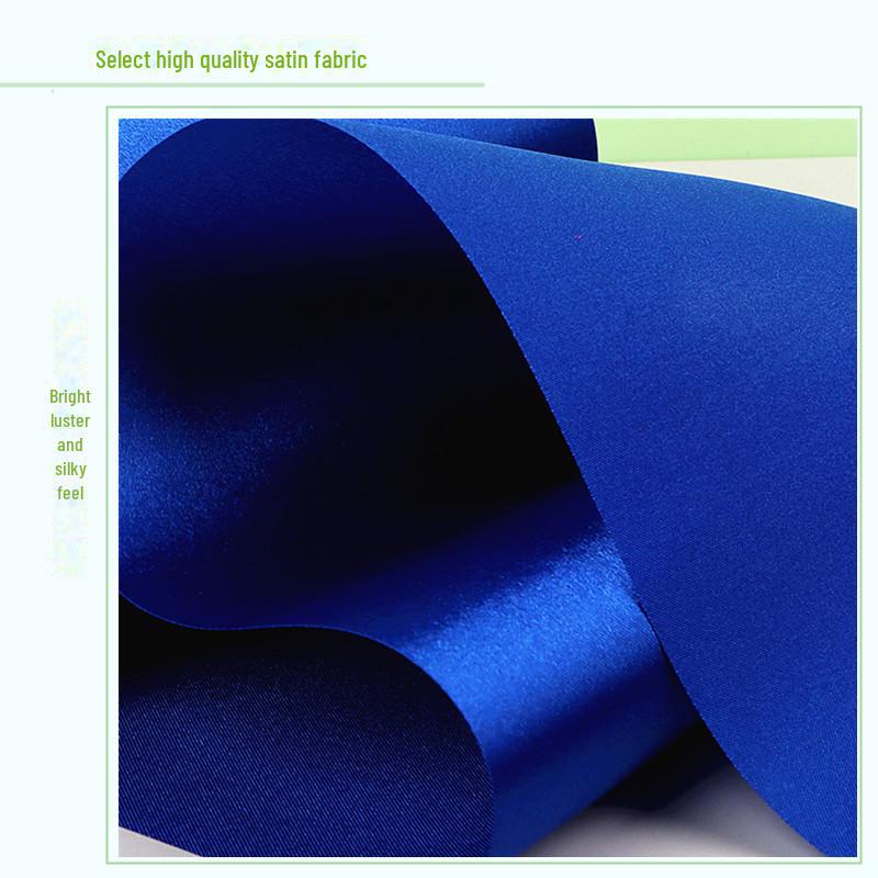 8cm Decorative Ribbon for DIY Crafts, Flower Making, Chair Backs, and Festive Ceiling Decorations