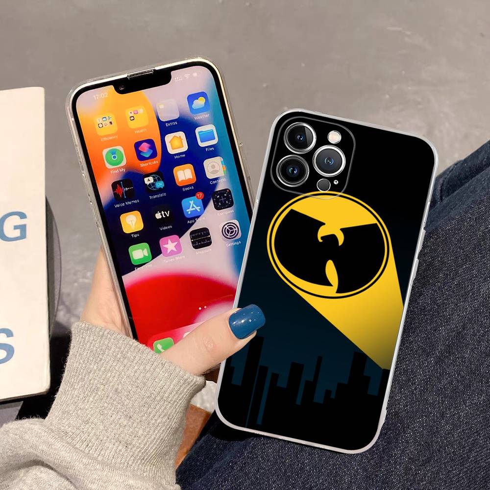 Classic W-wu T-tang Singer C-Clan TPU Silicone Case For IPhone 11 12 13 14 15 16 17 Pro Max Shockproof Clear Back Cover