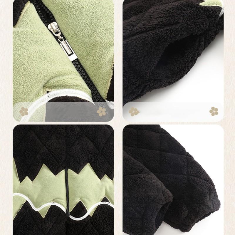 Осень/зима коралловые бархатные пижамы для пар — фото 9