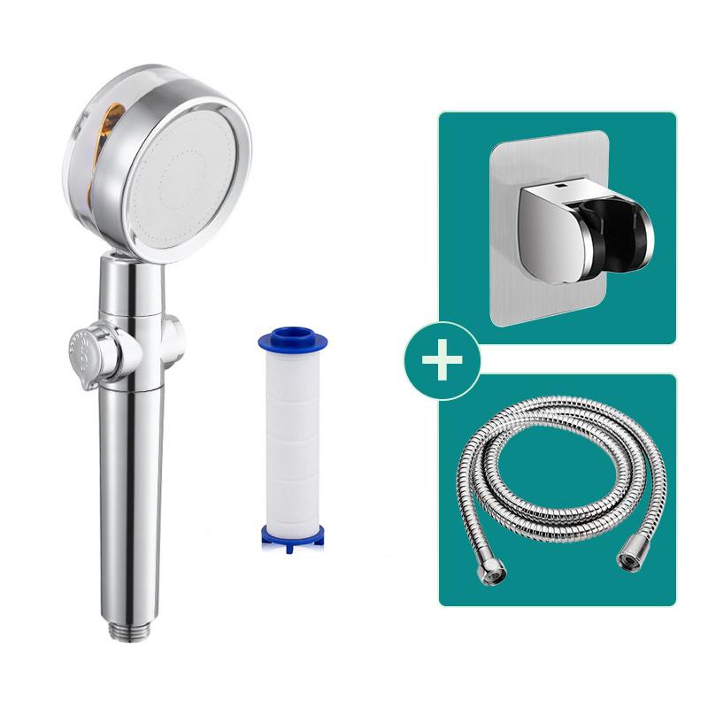 Tornado Shape Water Shower Head with Hose Shower Head High Pressure Handheld Douche Shower Filter Bathroom Accessories