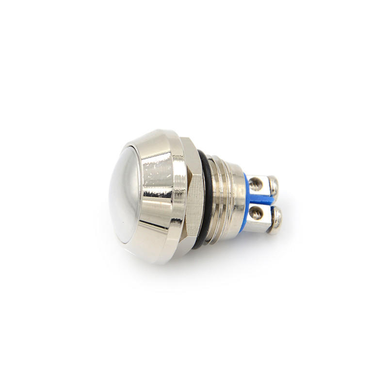 Sale Domed Waterproof Metal 12Mm Momentary Push Button Switch
