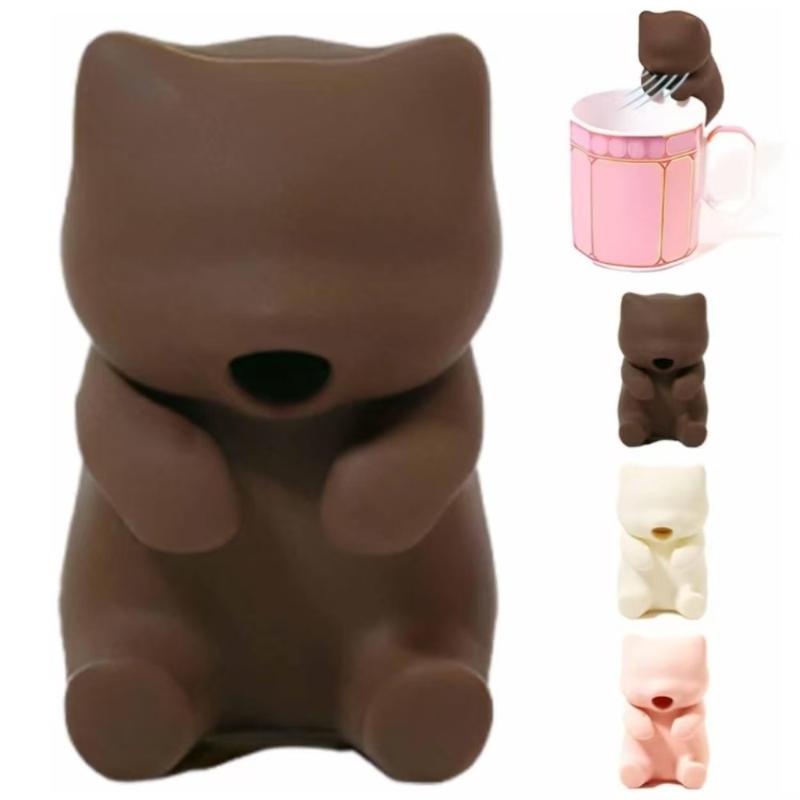 Portable Mini Cat-Shaped Food Cooling Fan USB Rechargeable 1 Set Small Cooler for Picnic Travel Dessert Cooling