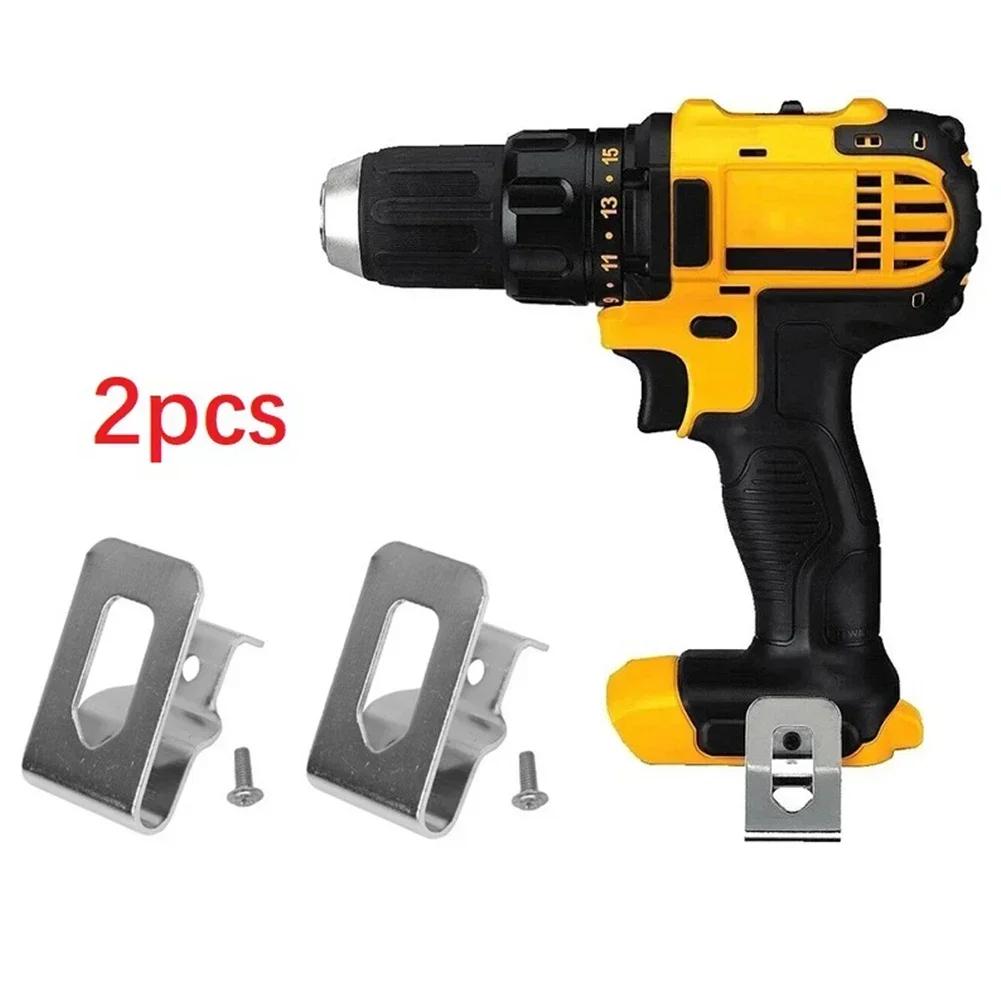 2pcs Belt Clip Hooks Electric Drill Belts Hooks Holder For DeWalt 18V 20V Drill Drivers N268241 N169778 DCD980 DCD985 DCD780