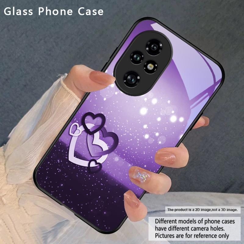 Warm and romantic love For Honor Magic 4 5 6 Pro 7 X6 X9c X9 X6b X8 X9b X5b X8b 30 Pro+ 50 Pro 70 90 200 Lite Glass Phone Case