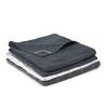 Sanglobal Handwoven Country Towel Premium Cotton Bath Towel Soft To the Machine Dark Gray Assortment Set, 4-Piece 100% Set, Touch, Quick-Drying,