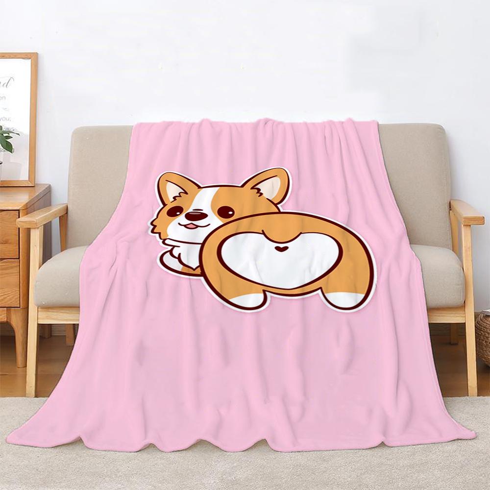 

Corgi Butt толстые одеяла для зимы одеяло King Size роскошные постельные принадлежности пушистые клетчатые пляжные полотенца для домашнего интерьера плед для кровати мягкий до колен 30x40in