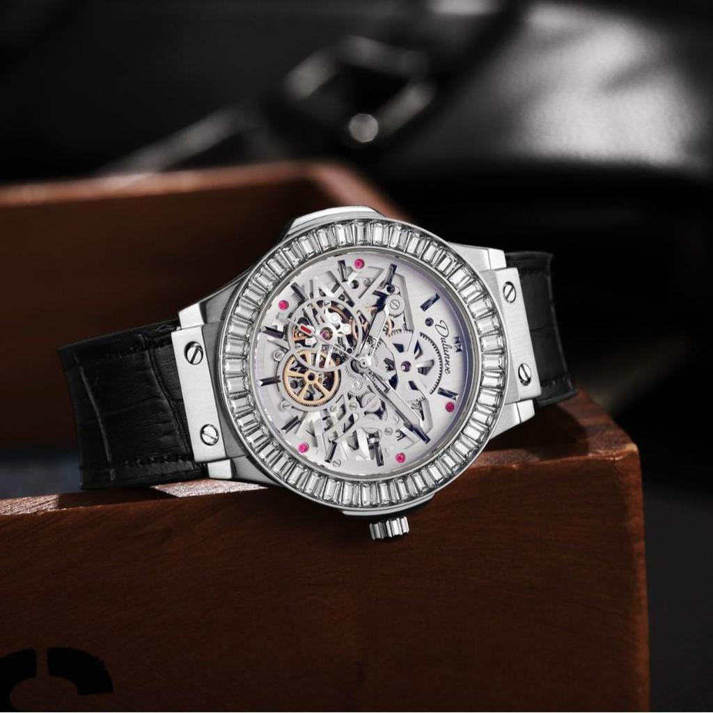 Durham Wei Diamond Openwork Automatic Men's Watch - Hengbao Style, Waterproof, Popular Design