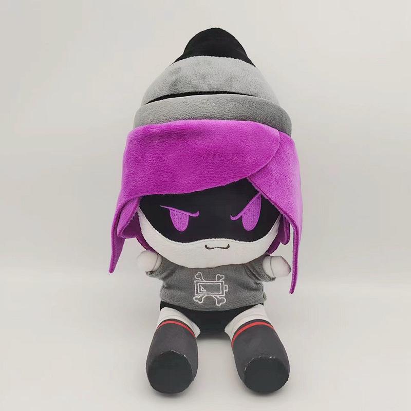 Murder Drones Killer Plush Toy: Game-Inspired Inorganic Doll 28cm, 195g фиолетовый