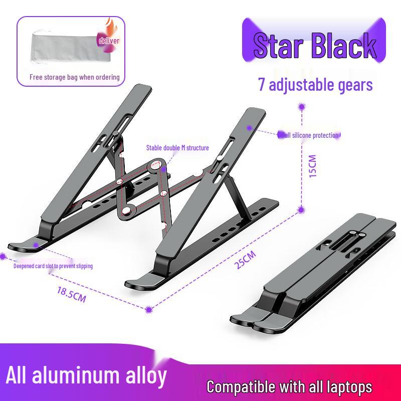 

Desk Clamp Laptop Stand with Wireless Charging