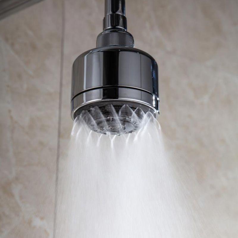 High Pressure Shower Head Water Saving Ceiling Mounted Multifunction Top Sprayer 5 Gear Rotatable Spa Shower Head for Bathroom