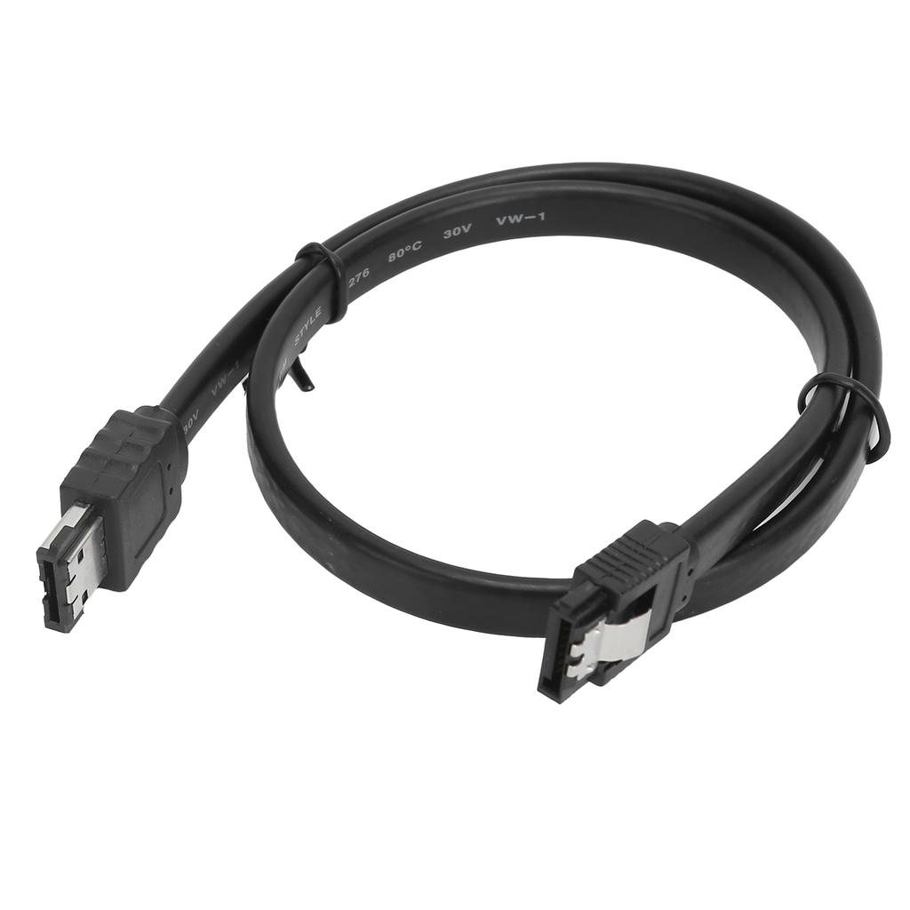 Connection Cable ESATA To SATA Male To Male M M Shielded Extender with Shrapnel for External Hard Drive