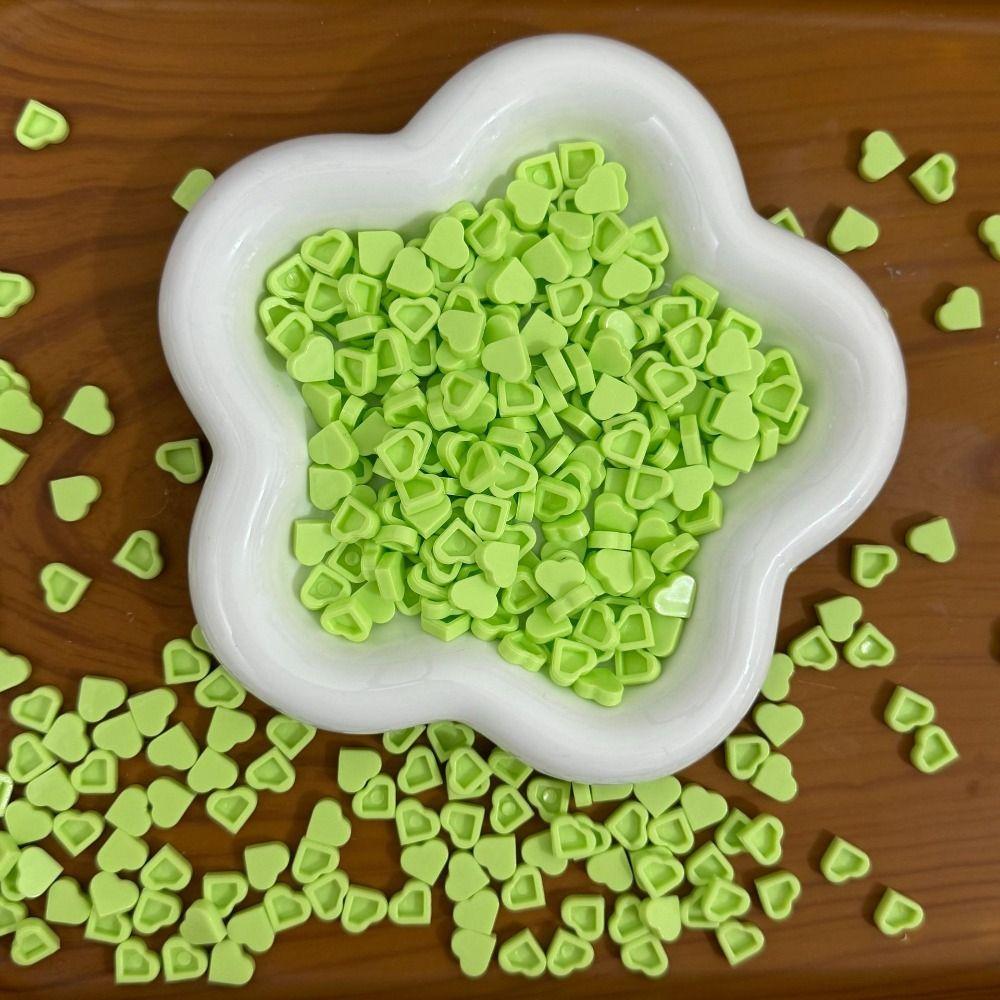 100g Crunchy Heart Brick Particles Slime Fillers Stuffing Building Blocks Kids Adult