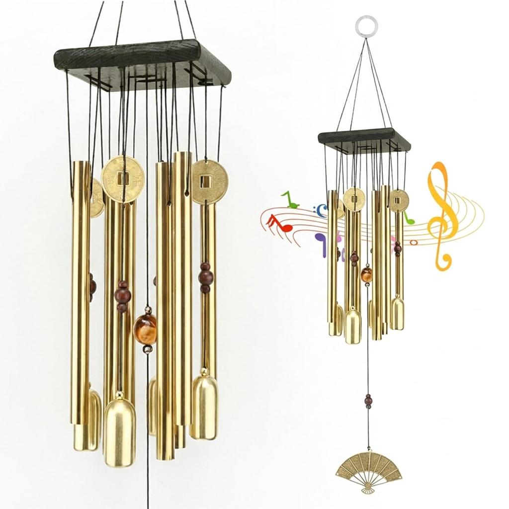 Vintage Butterfly Wind Chime for Outdoor Decor - Handcrafted Aluminum Tube Chimes with Retro Design for Garden, Patio, Balcony