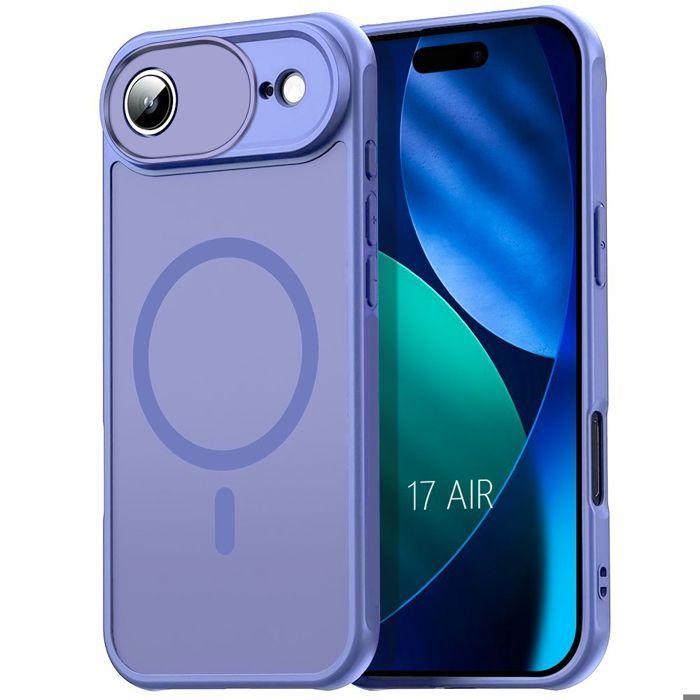 Coque de Protection - BOOLING - iPhone Air - avec Anneau Magnétique et Film Caméra - Bleu Ciel