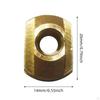 4Pcs M8 Hydrofoil Mounting T Nuts Sliding High Strength Locking Screw Wear Resistant