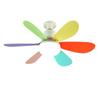 E27 Six-Blade Ceiling Fan Light for Bedroom, Living Room, & Dining Room