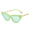 Vintage Cat Eye Sunglasses Women Luxury Brand Fashion Large Frame Metal Sun Glasses Men Trendy UV400 Eyewear