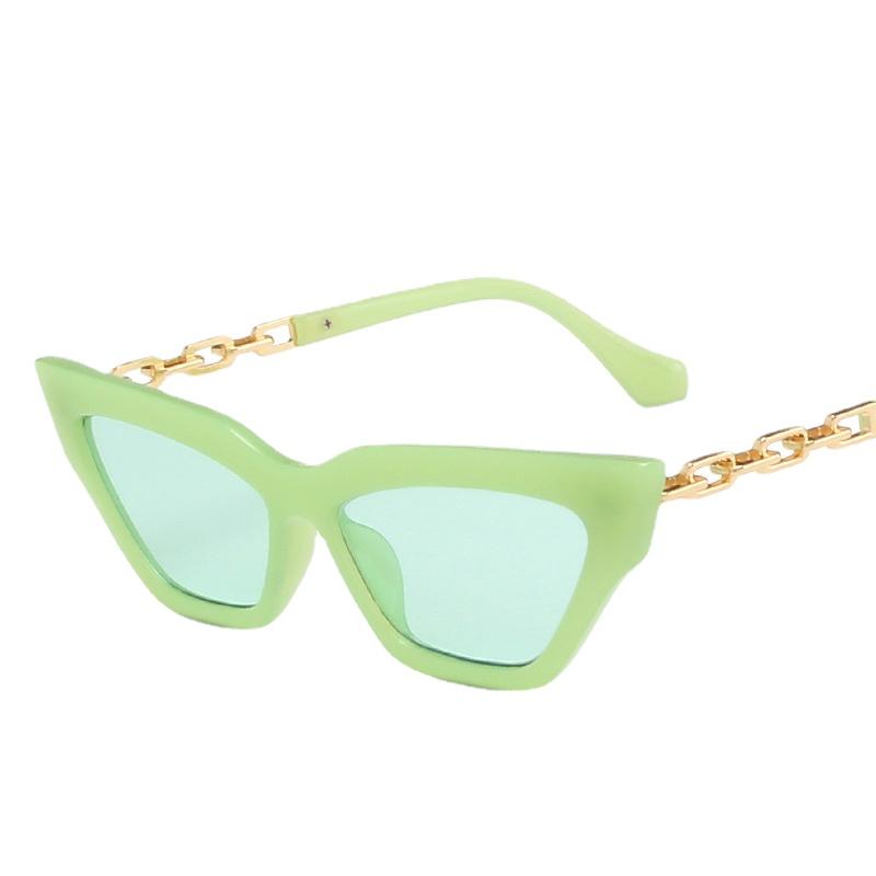 Vintage Cat Eye Sunglasses Women Luxury Brand Fashion Large Frame Metal Sun Glasses Men Trendy UV400 Eyewear