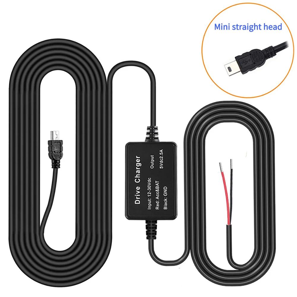 

Dash Cam Installation Kit: 3.5m 12-24V Step-Down Cable for Mini/USB-C Dash Cameras чорний