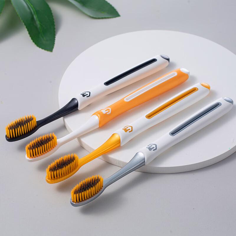 YALINNA Volcanic Charcoal Soft Bristle Toothbrush