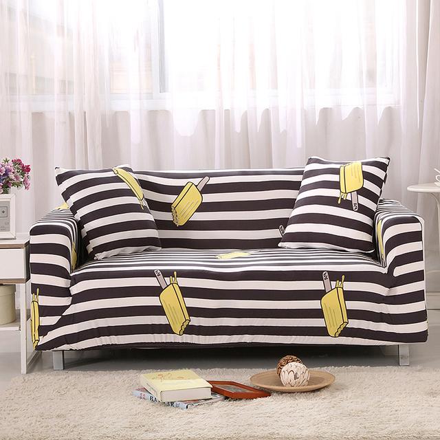 Stretch Slipcovers Latest All -Wraped Couch Cover 1 2 3 4 Seat Furniture Protector Sectional Chaise Longue Armchair Case