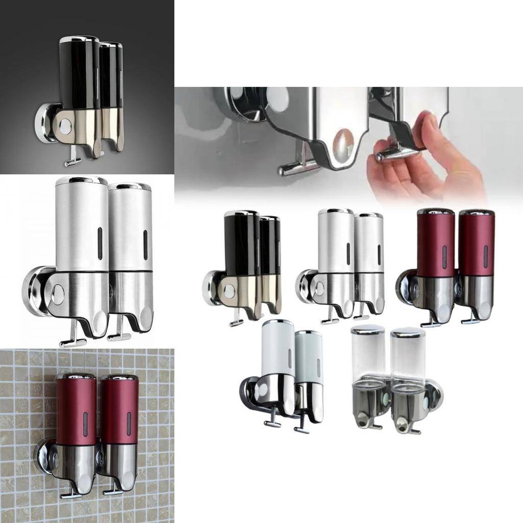 Elegantes ABS Seifenspender für Einzel- und Doppelsitz mit manuellem Drücker für gewerbliche Badezimmer