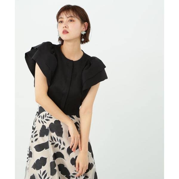 Jill by Jill Stuart Balloon Sleeve Cropped Blouse