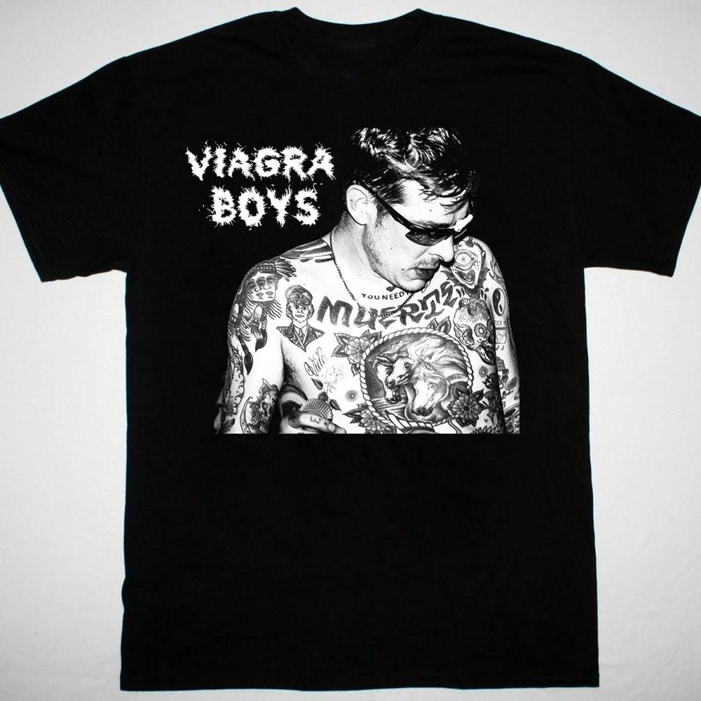 

Viagra Boys Sebastian Murphy Rare Cotton Black Unisex TShirt Unisex T-Shirt XXXL