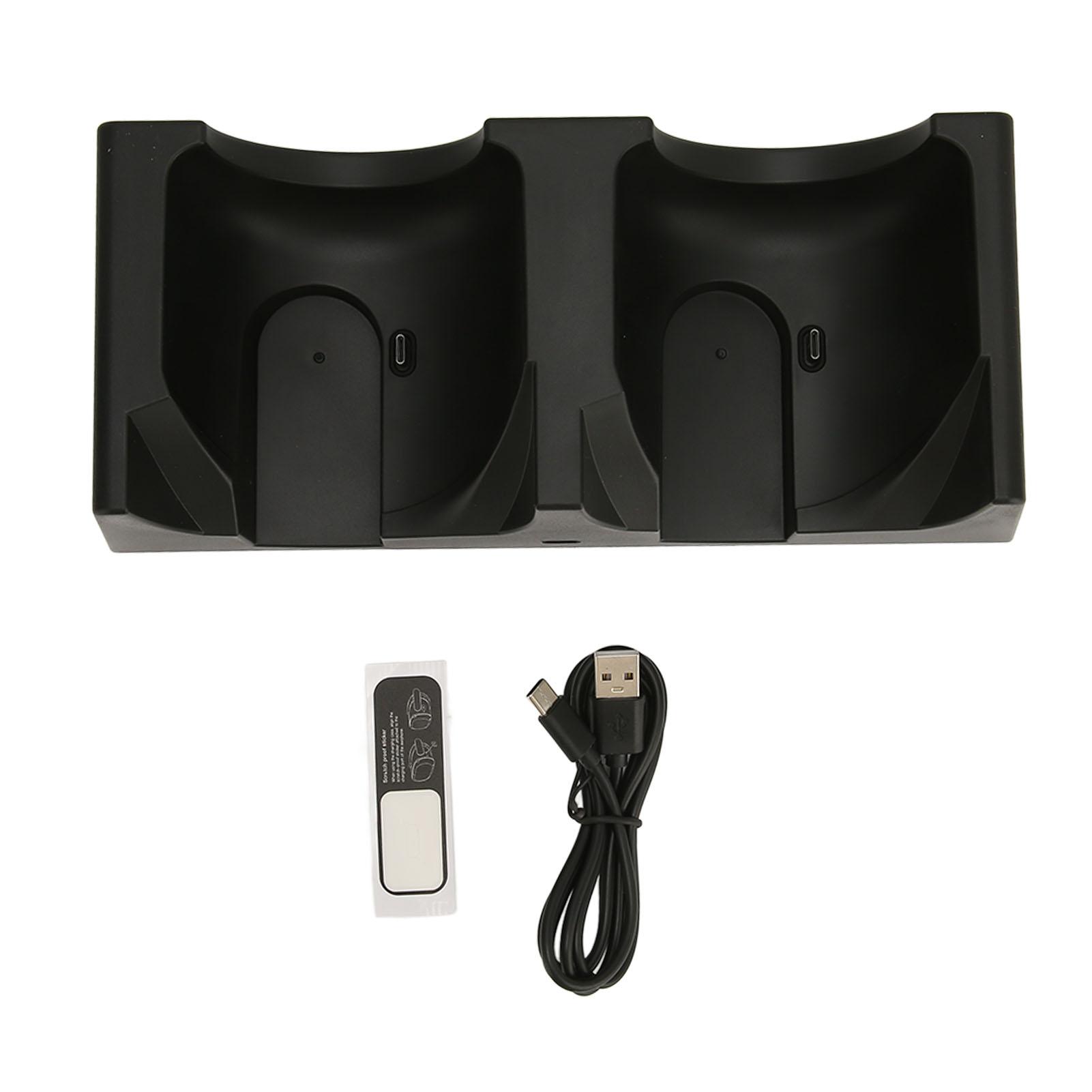 

Двойная зарядная док-станция VR, быстрая зарядка, обновление 2 в 1 с индикатором зарядного порта, зарядная станция VR