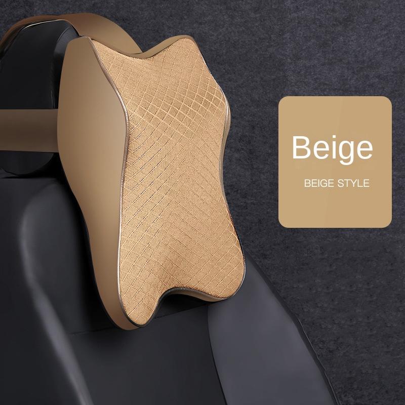 Car Neck Cushion Car Seat Neck Pillow Headrest Cushion for Neck Back Pain Relief Lumbar Back Support Pillow for Car Office Chair