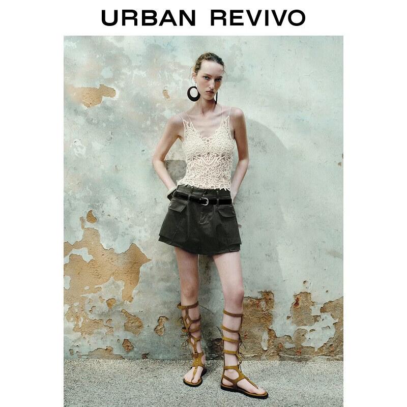 Women's Casual Workwear Shorts with Belt