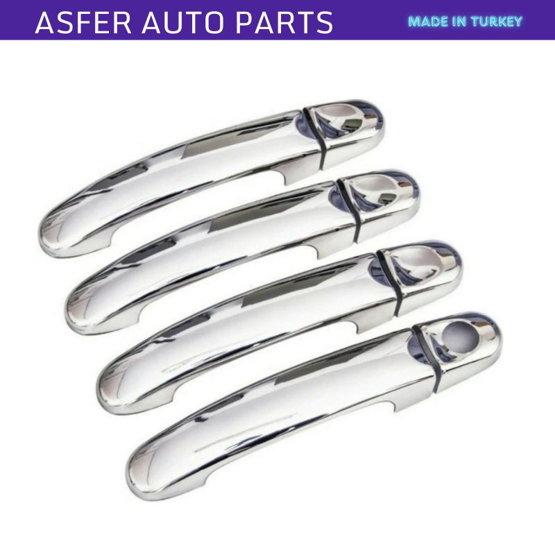 

4 Piece Stainless Steel Chrome Door Handle For Caddy 2003-2015