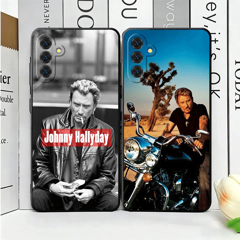 Johnny Hallyday Music Soft Phone Case for Samsung A17 A37 A57 A16 A26 A36 A56 A15 A25 A35 A55 A14 A24 A34 A54 A13 A23 A33 A53 A5