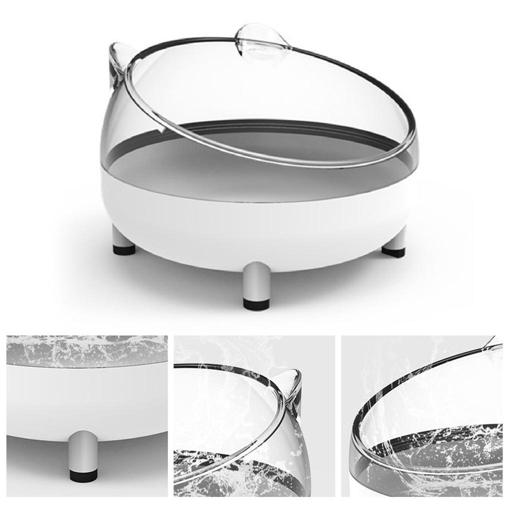 Haustiernapf Rutschfest 4 Füße Erhöht Abnehmbar Gratfrei Niedlicher Katzenwelpennapf für Futter Wasser