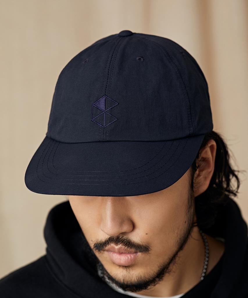 CITY STREET Logo Nylon Long Bill Cap Navy