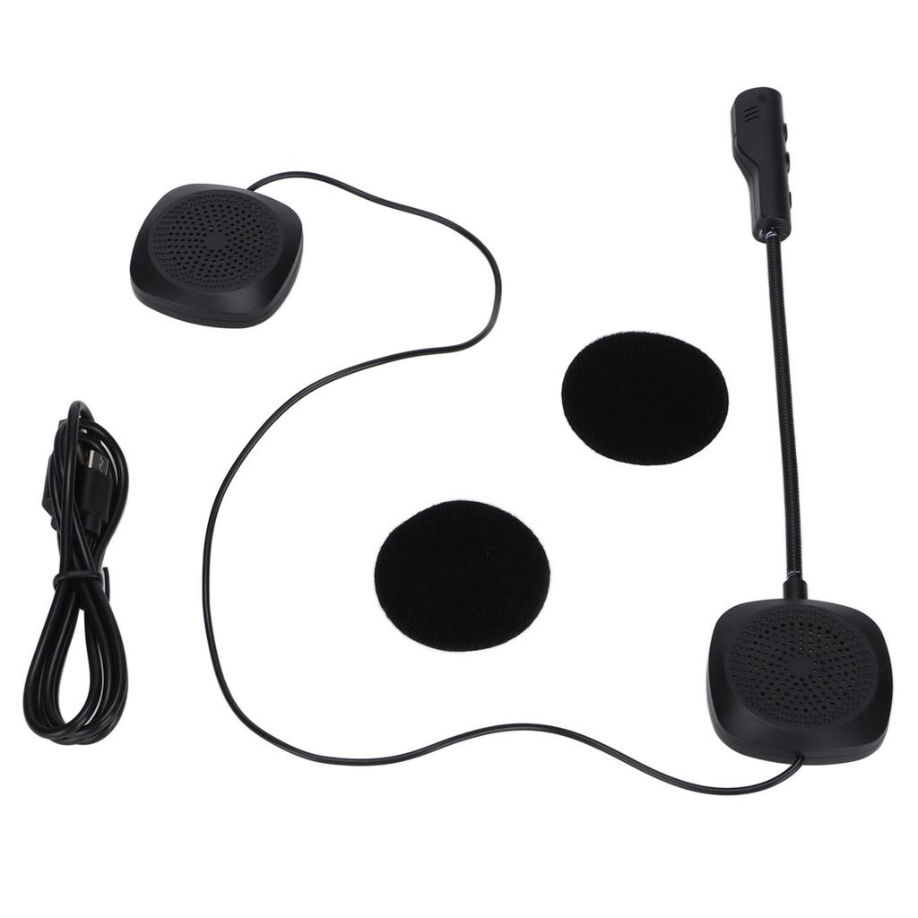 MH04 Motorcycle Bluetooth Helmet Headset with Microphone Wireless Handsfree Motorcycle Earbuds for Travel