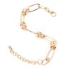 Chain Bracelet Alloy Gold Bracelet Simple Oval Hollow Bracelet Jewelry for Women