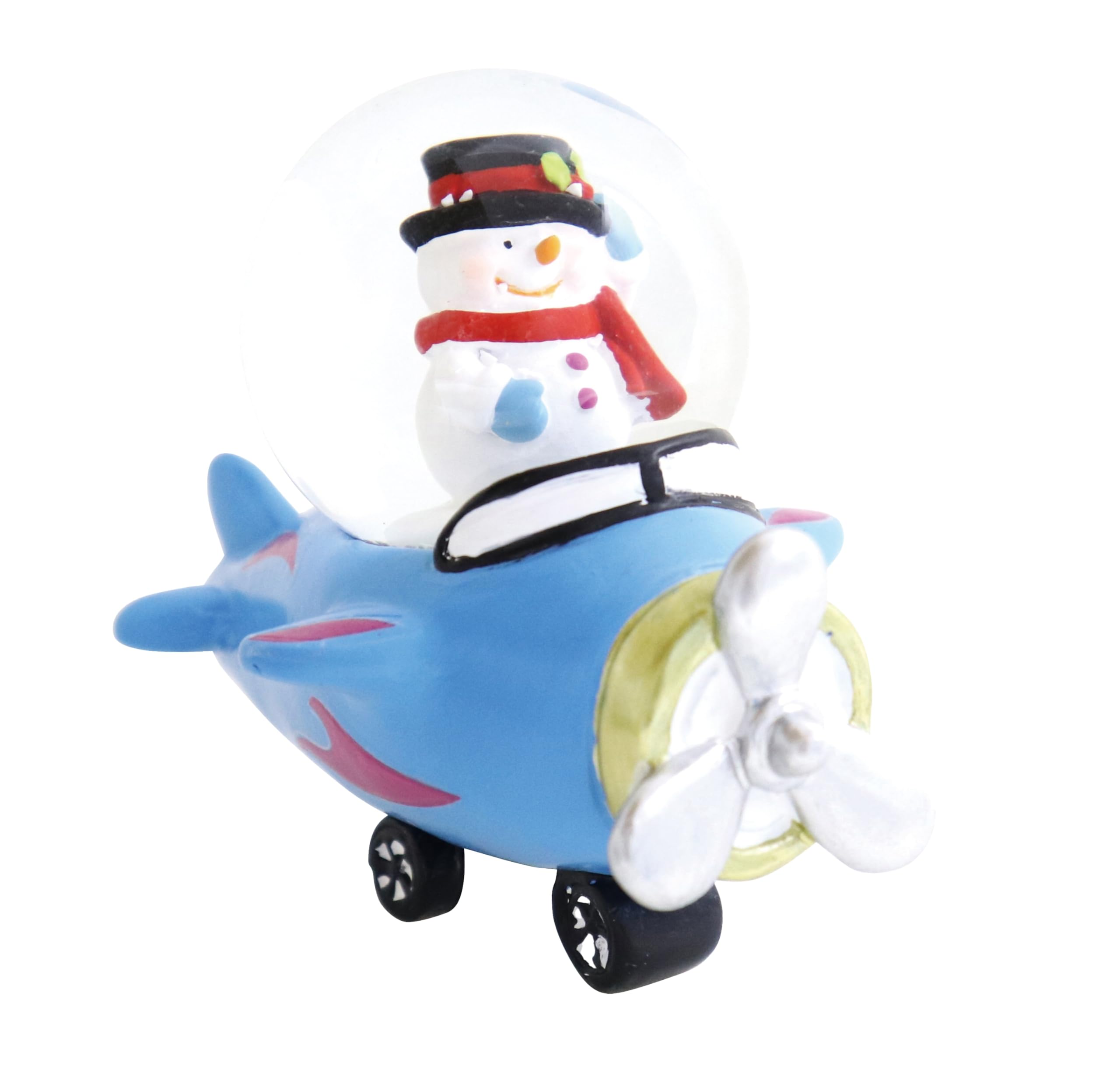 

Livelight Snow Globe 45mm Snowman Airplane Gift Snow Globe Market Tokyo Candle синий