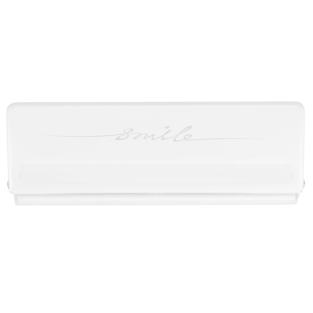 

Manual 6 Hole Puncher Adjustable Spacing Paper Puncher Office School Supplies (White)