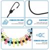 New Portable Retractable Clothesline Non-Slip Foldable Drying Line with 12 Clips 1.8M Hanging Rack Outdoor