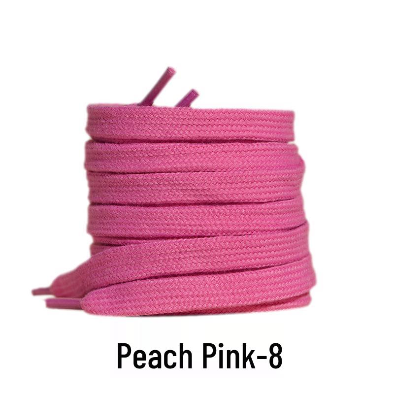 Double-Layer Cotton Shoelaces for Sports, Casual, Skate, and White Shoes