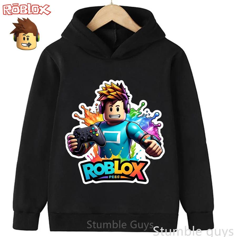 Roblox Kinder Sweatshirt Kapuzenpullover Roblox Welt Print Jungen Mädchen Mode Warme Kleidung