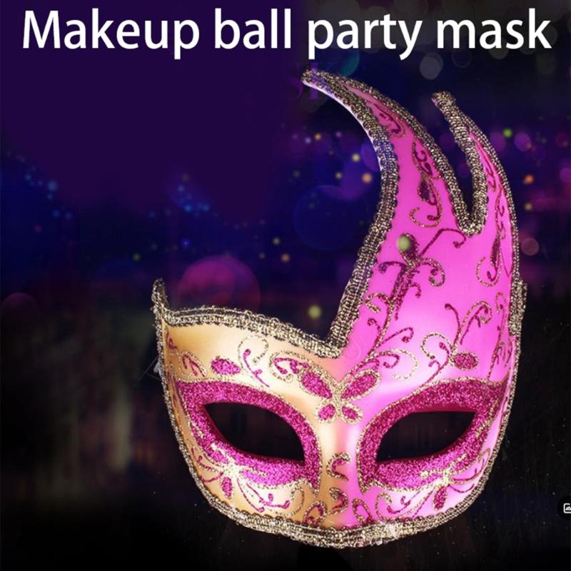 Masquerade Mask Half Face Mask Eye Mask Venetians Mask Halloween Costume Mask Mardi Gras Decorations Party Mask Gifts
