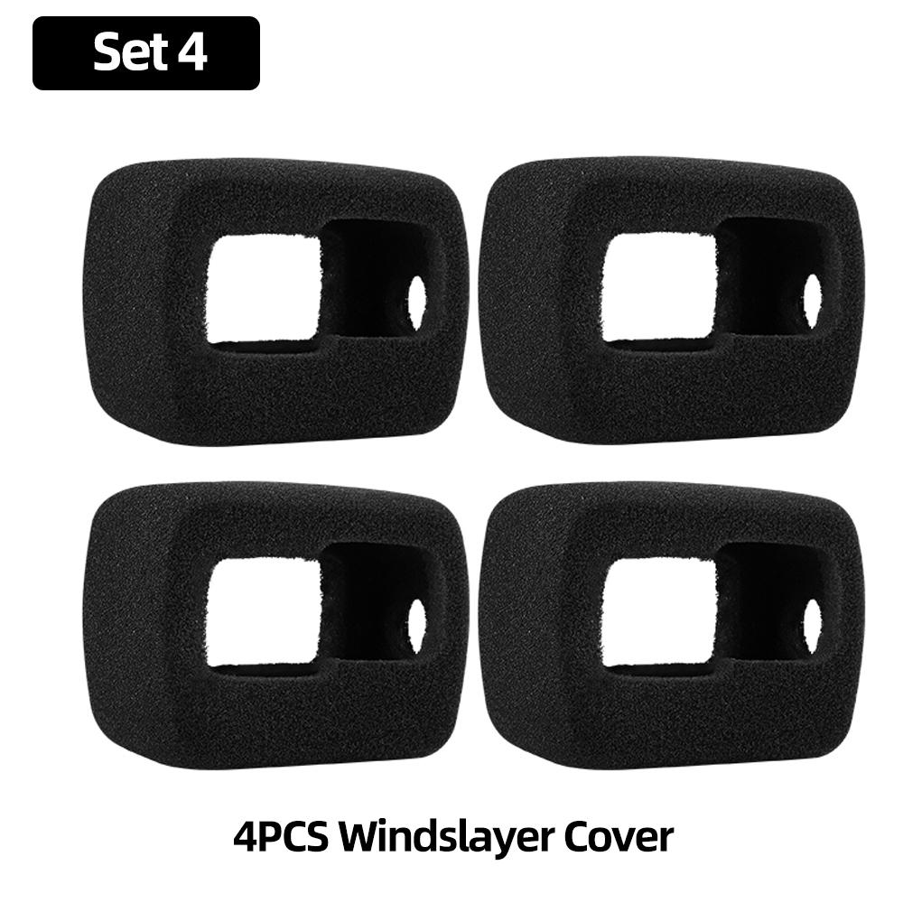 Windscreen Cover For GoPro Hero 12 11 10 9 Windscreen Cover Case Black Foam Wind Noise Reduction Sponge Video Muffler Housing