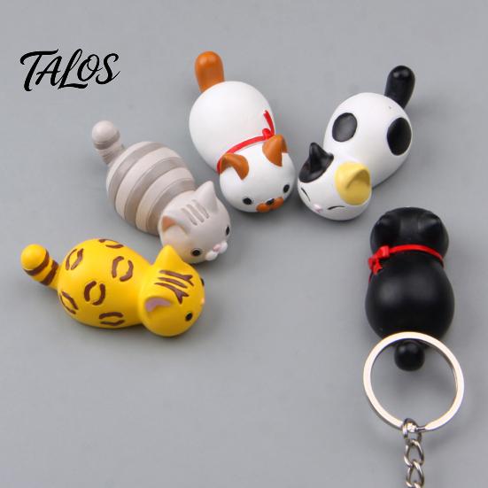 Easy Clean Fridge Magnets 3D Lying Cat Refrigerator Magnet, Cartoon Kitten Resin Animal Small Figurines Magnetic Decor for Whiteboard Cabinet Locker,