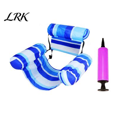 Chaise de piscine gonflable rapide, Flotteurs gonflables pour adulte, Chaise longue flottante en PVC épaissi, Gonfler chaise longue ergonomique, Nouilles de piscine, Piscine, Lac, Plage