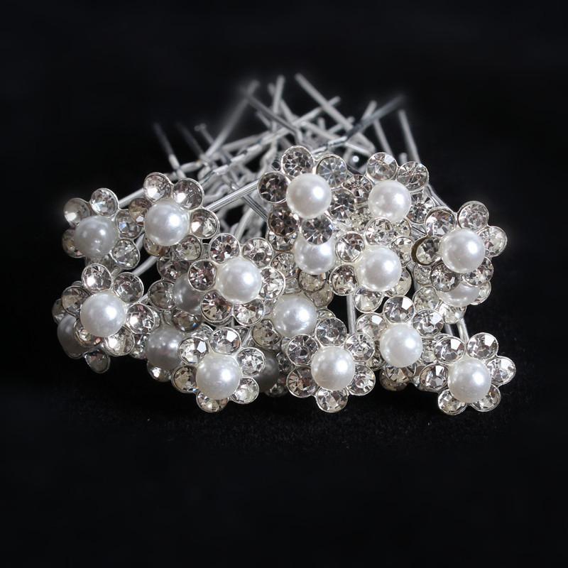 Pearl Hair Pins Pearl  Bobby Hair Pin Wedding Hair Accessories U Pearl Shaped Hair Pins For Brides Bridesmaids Women
