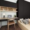 50cm Width Waterpoof Matte Wallpaper Black Vinyl Self-Adhesive Stickers for Wall Furniture Livingroom Contact Paper Home Decor